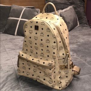Used MCM Stark Studded Backpack